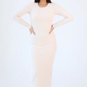 Klassy Network Sweater Maxi Dress/ Size M